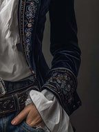Gabrielle™ | Embroidered Longline Jacket