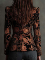 Yvette™ | Ornate Floral Tailored Blazer