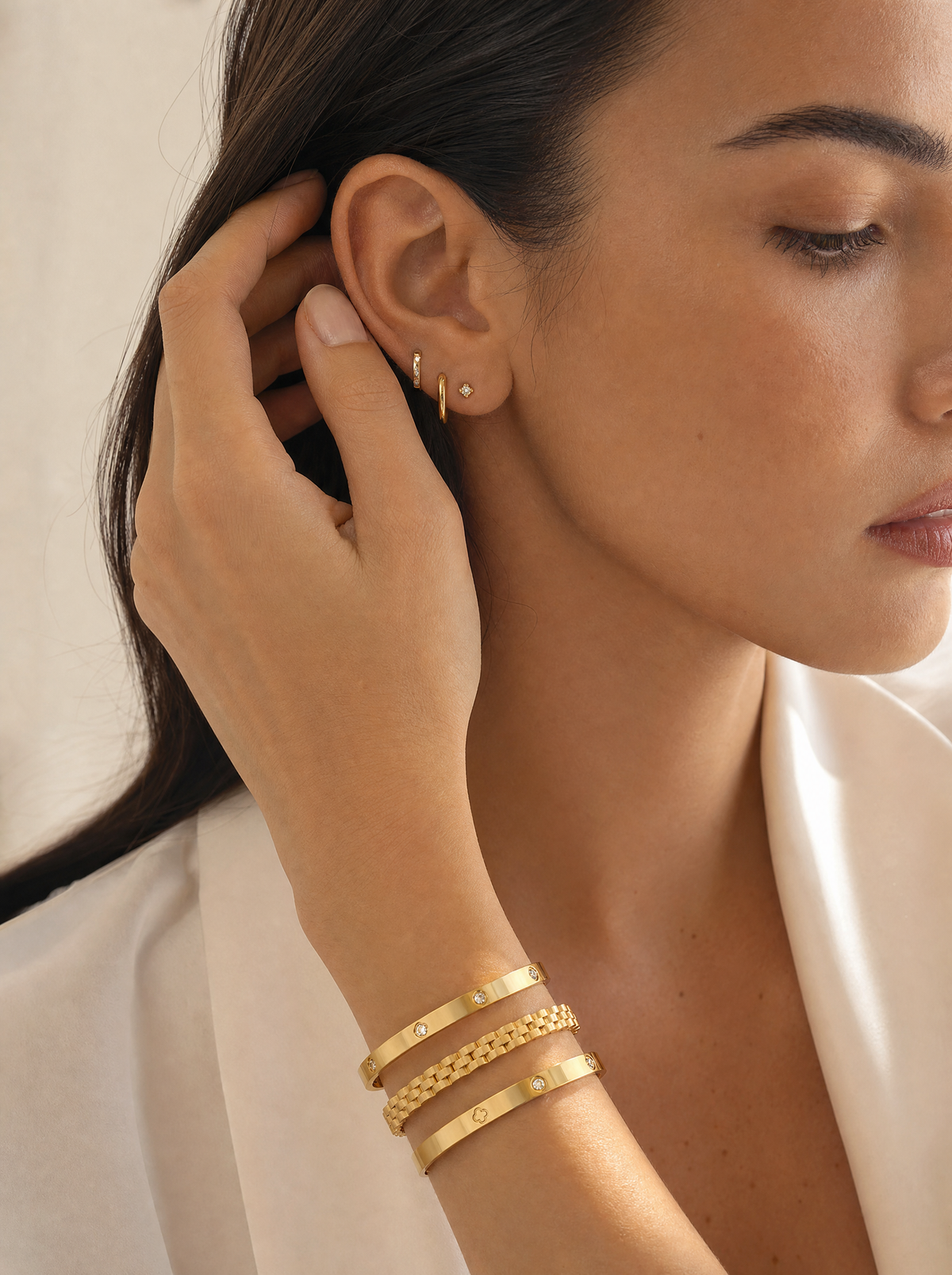 3 Pcs Stack Bracelets
