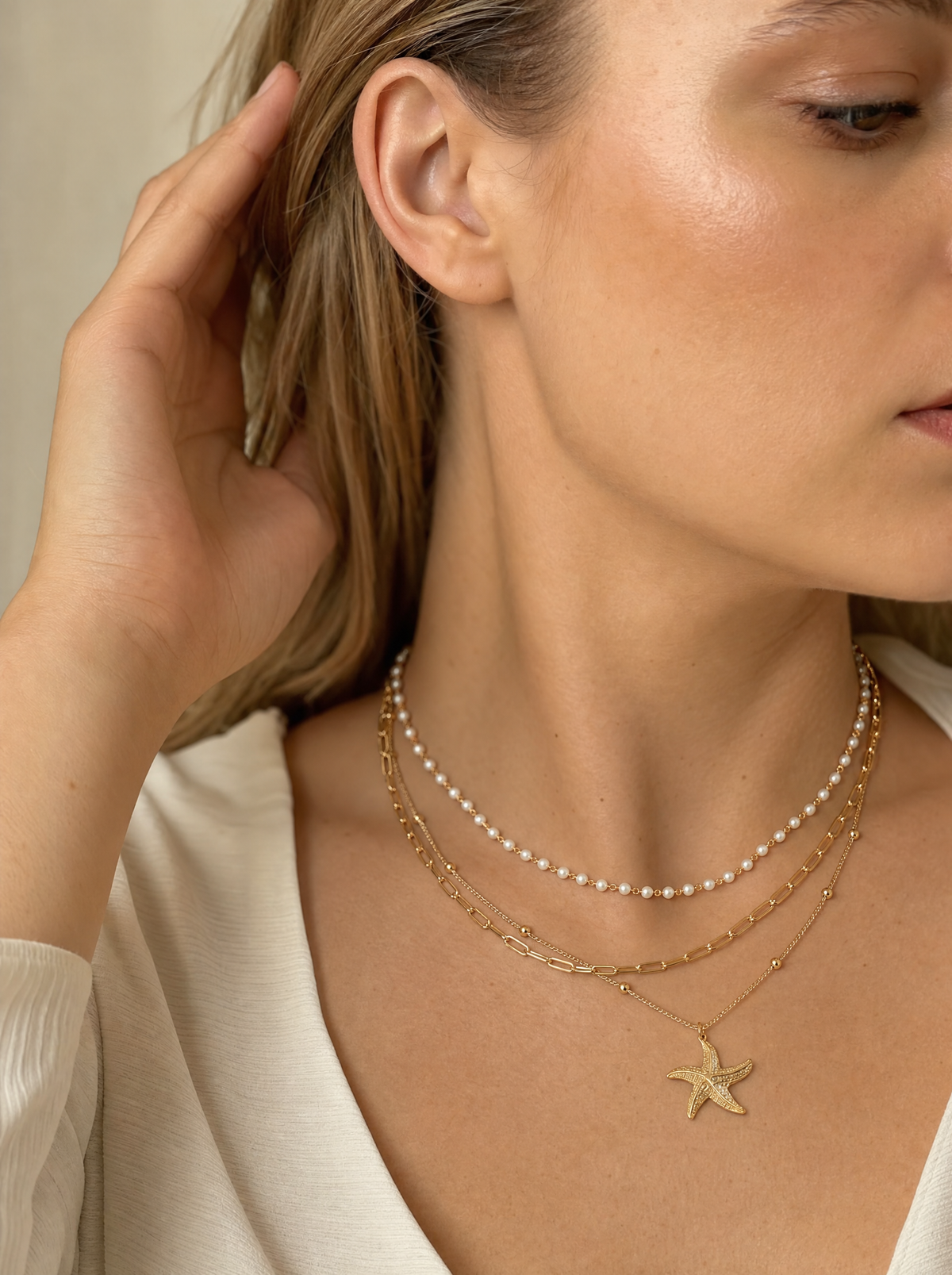 Vacation Girl Necklace Set