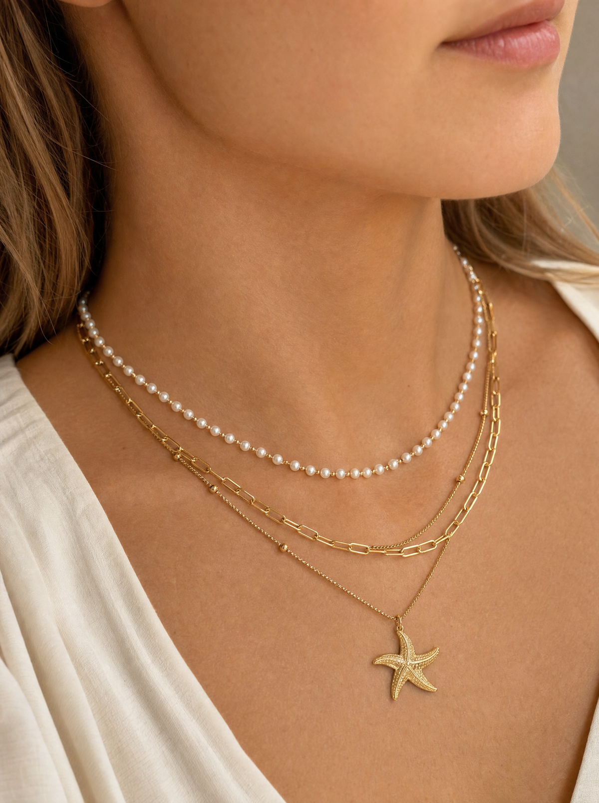 Vacation Girl Necklace Set