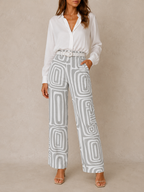 Diana - Two-Piece Top and Trouser Coordinated Set