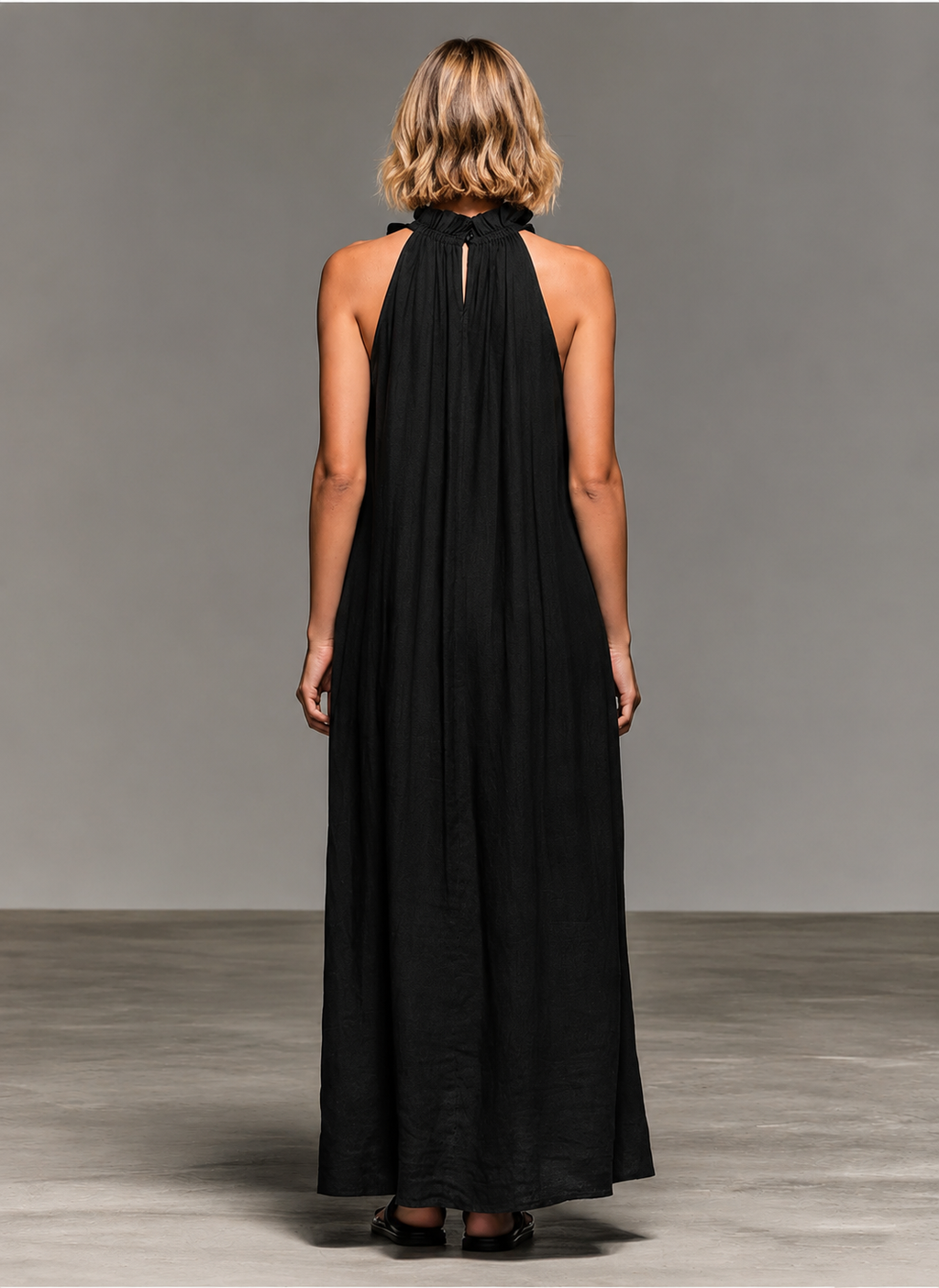 Ela | Soft Ruffle Maxi