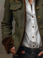 Rachel™ | Heritage Herringbone Jacket
