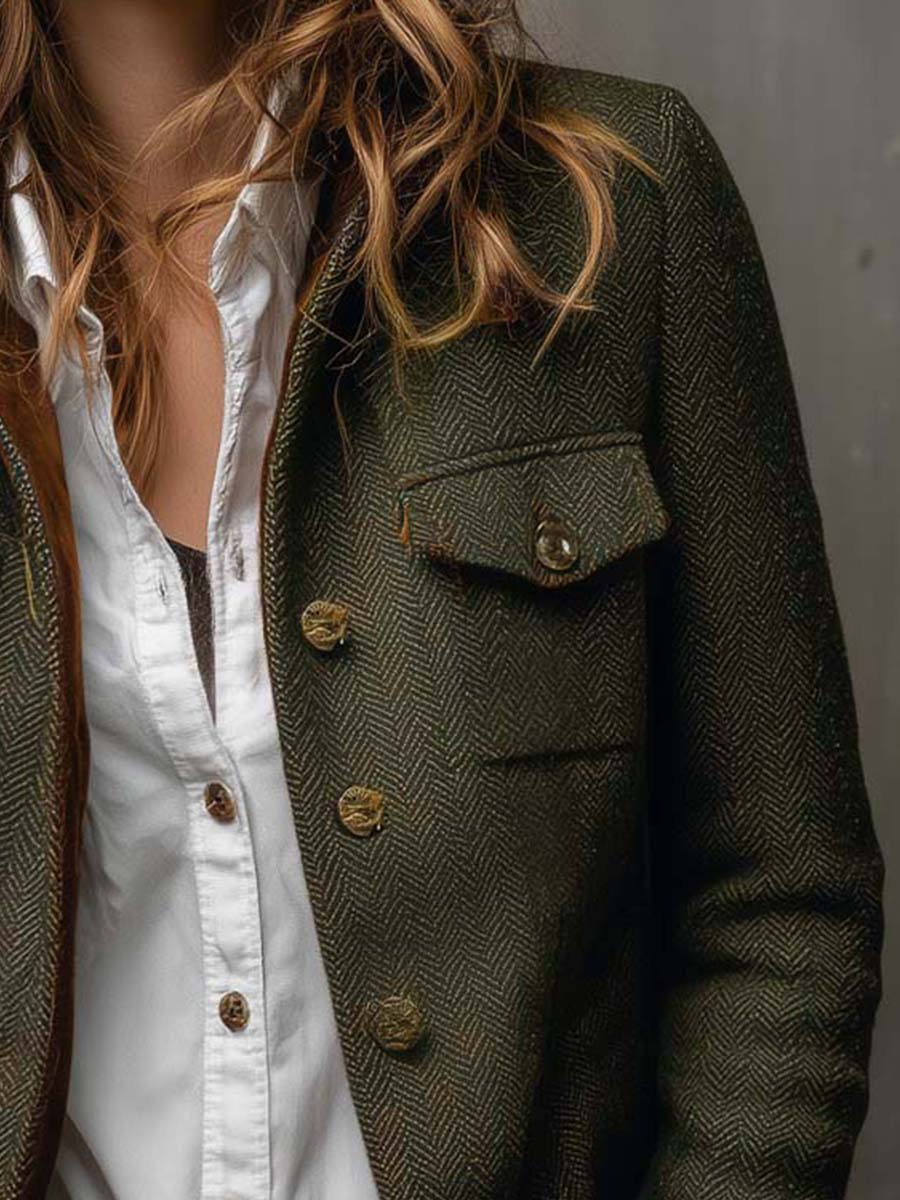 Rachel™ | Heritage Herringbone Jacket