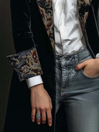 Octavia™ | Baroque-Trim Tailored Blazer