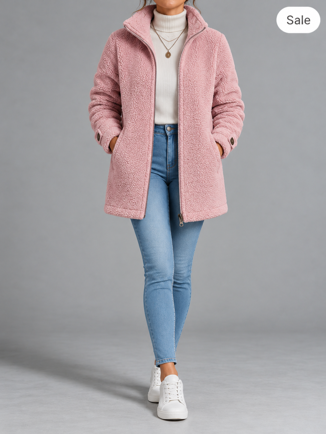 Judith | Cozy Stand-Collar Full-Zip Jacket