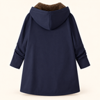 Evelyn | Cozy Sherpa-Lined Hooded Coat