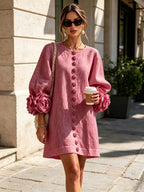 Rosalie Bloom Sleeve Mini Dress