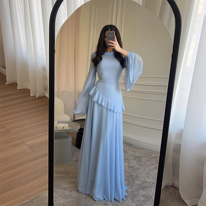 Serenity Ruffle Maxi Dress