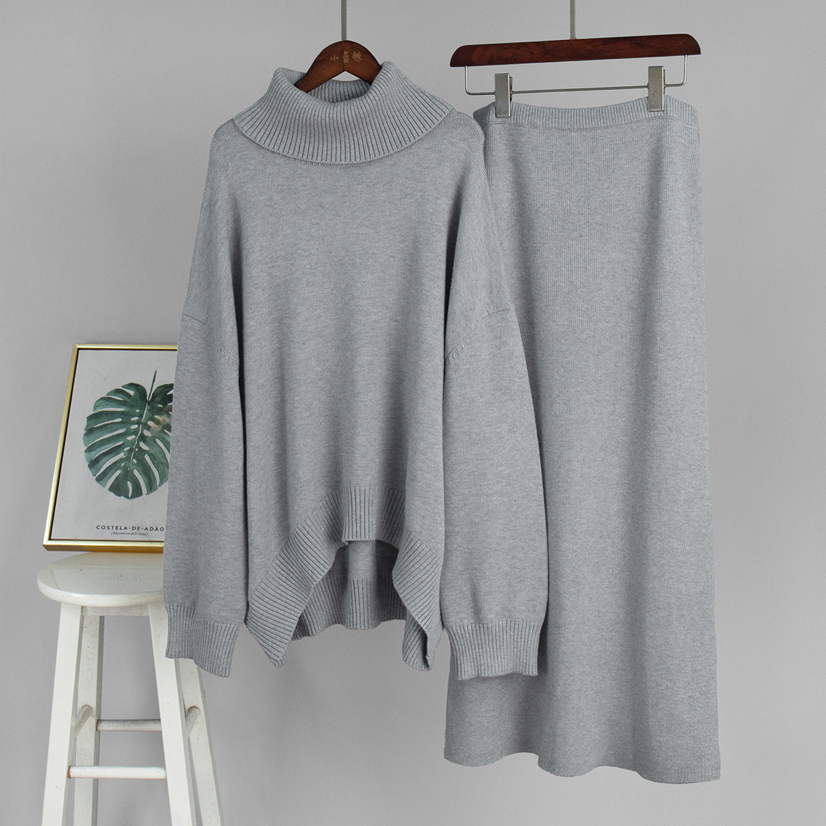 Stella - Elegant Sweater-Maxi Skirt Two-Piece Set