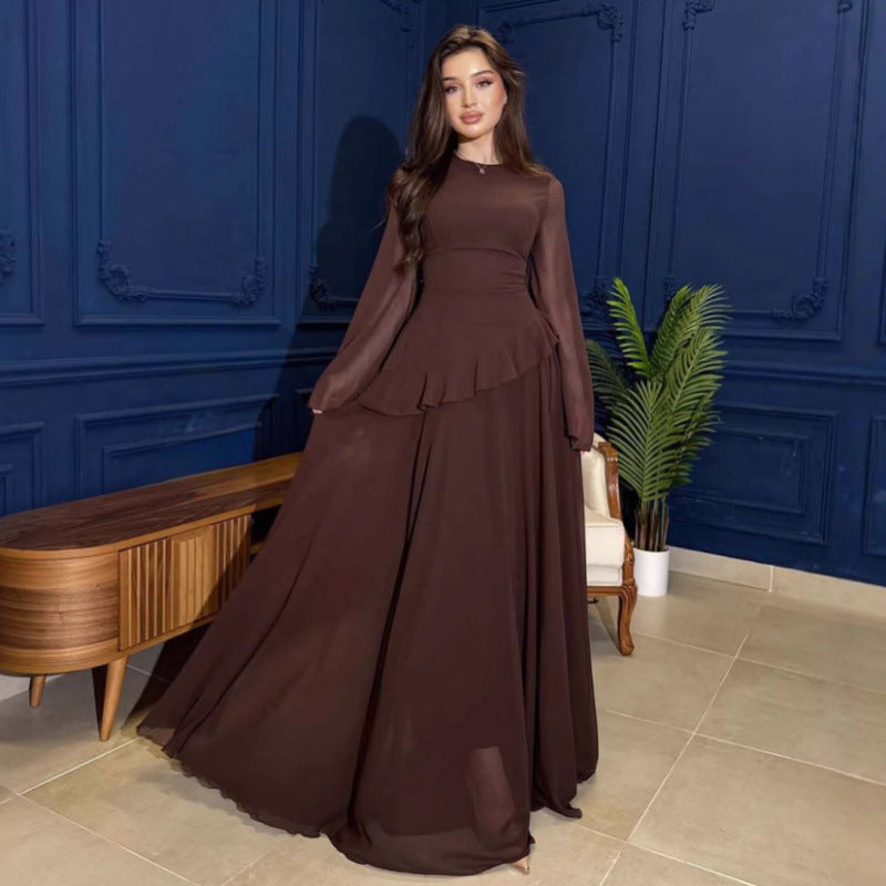 Serenity Ruffle Maxi Dress
