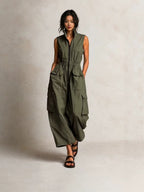 Florence - Camille Utility Zip-Front Jumpsuit