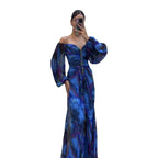 Simone - Embellished Ruched Maxi Dress