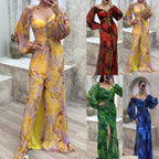 Simone - Embellished Ruched Maxi Dress