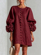 Rosalie Bloom Sleeve Mini Dress