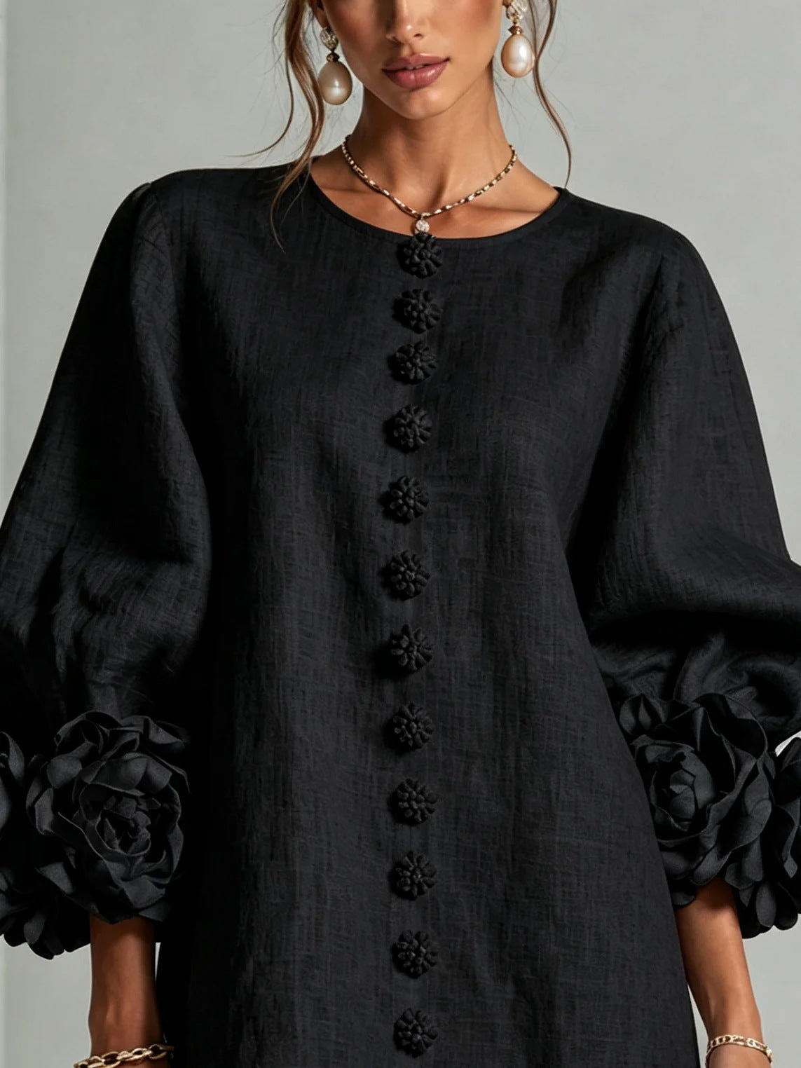 Rosalie Bloom Sleeve Mini Dress