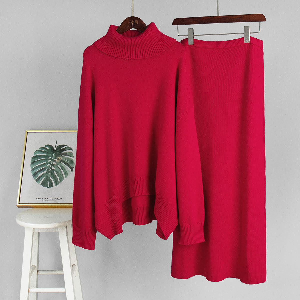 Stella - Elegant Sweater-Maxi Skirt Two-Piece Set