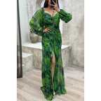 Simone - Embellished Ruched Maxi Dress