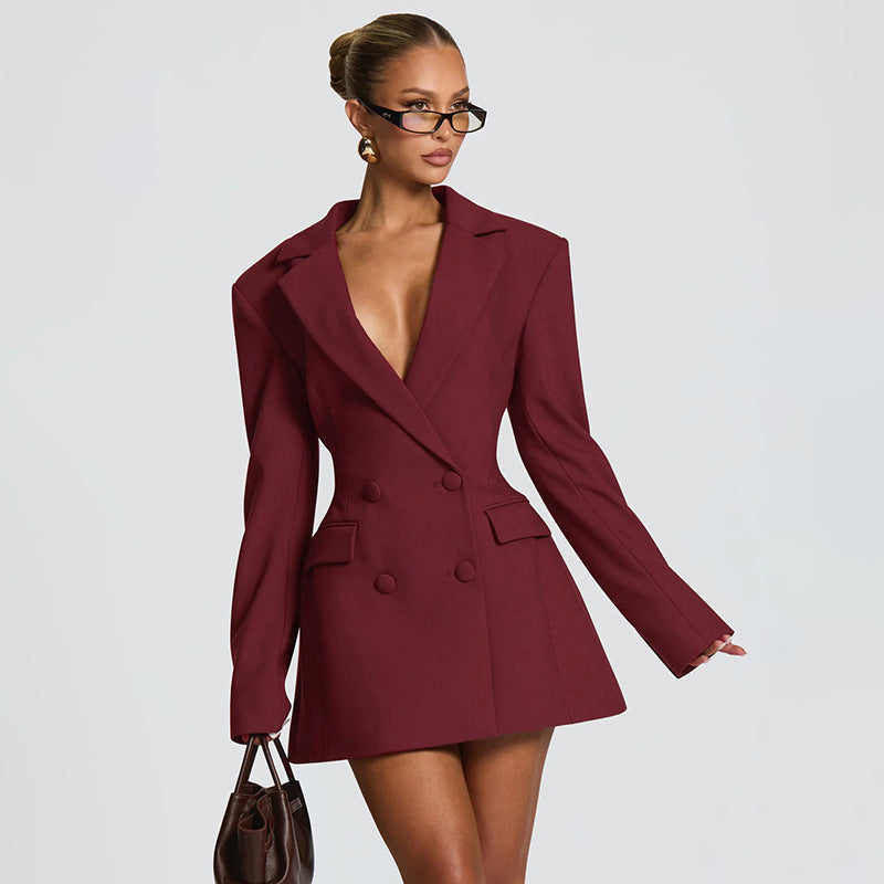 Noir Tailored Blazer Dress