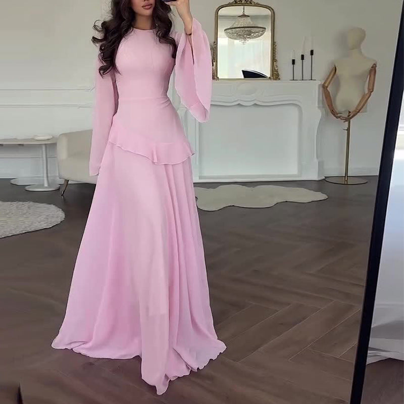 Serenity Ruffle Maxi Dress
