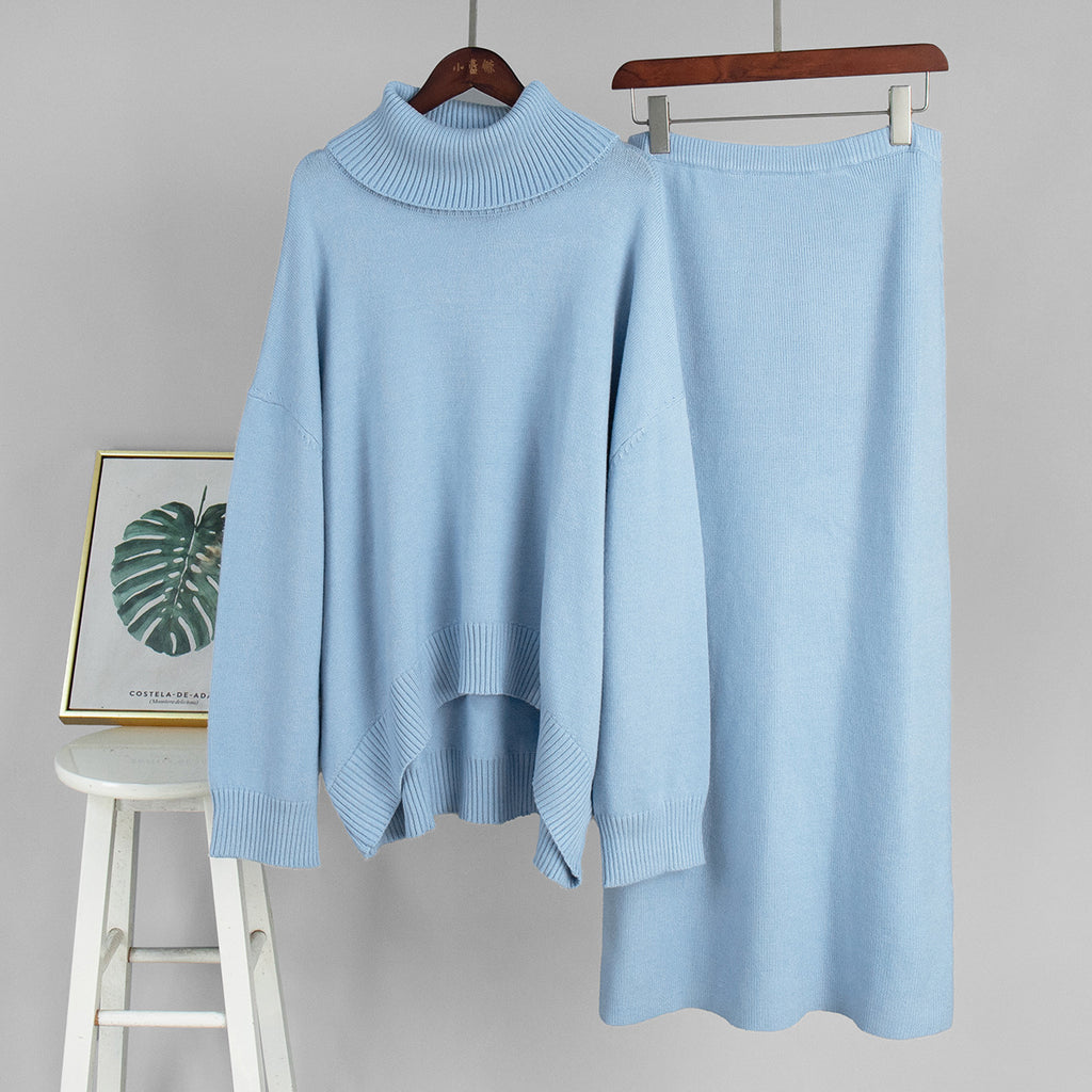 Stella - Elegant Sweater-Maxi Skirt Two-Piece Set