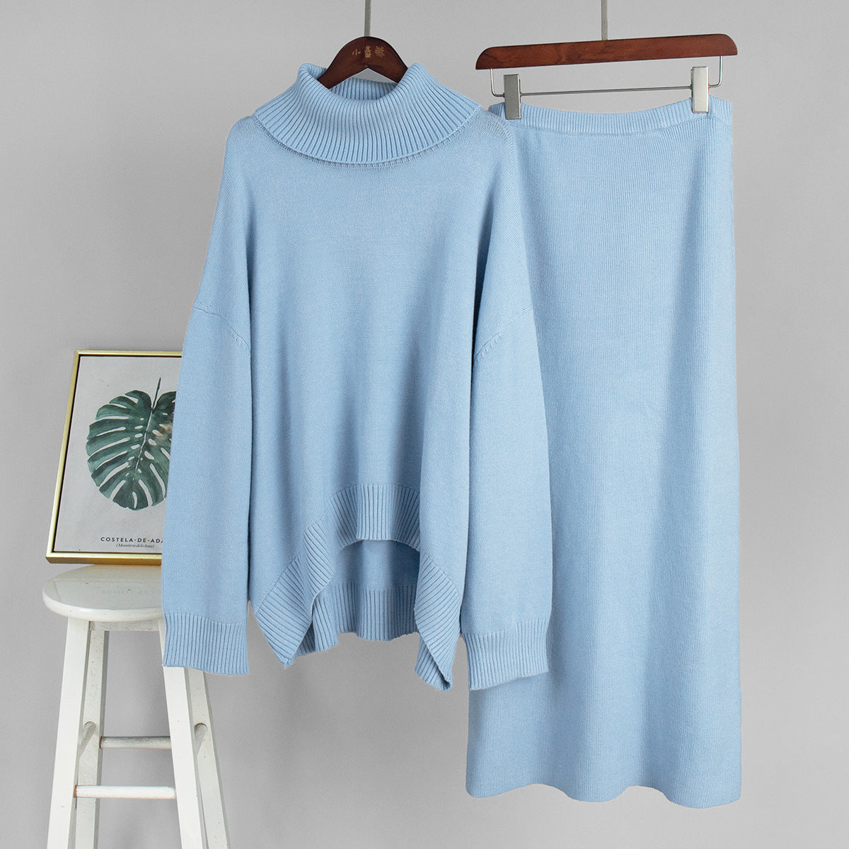 Stella - Elegant Sweater-Maxi Skirt Two-Piece Set