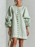 Rosalie Bloom Sleeve Mini Dress