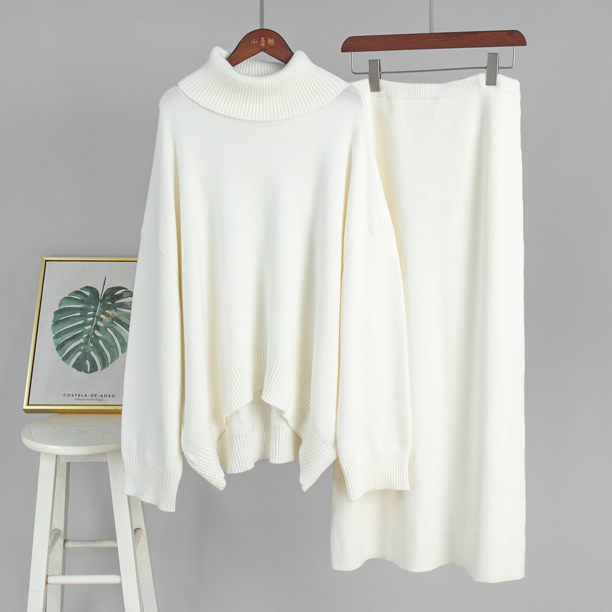Stella - Elegant Sweater-Maxi Skirt Two-Piece Set