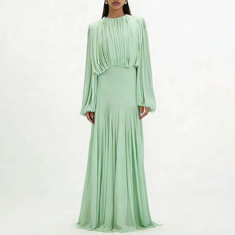 Celeste Drape Maxi Dress