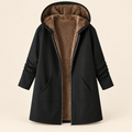 Evelyn | Cozy Sherpa-Lined Hooded Coat