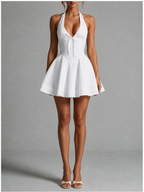Sienna Halter Mini Dress