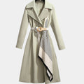 Clarice | Belted Classic Midi Trench Coat