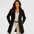 Blanche | Tailored Notch-Lapel Long Coat