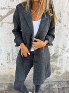 Lucille | Relaxed Longline Lapel Coat